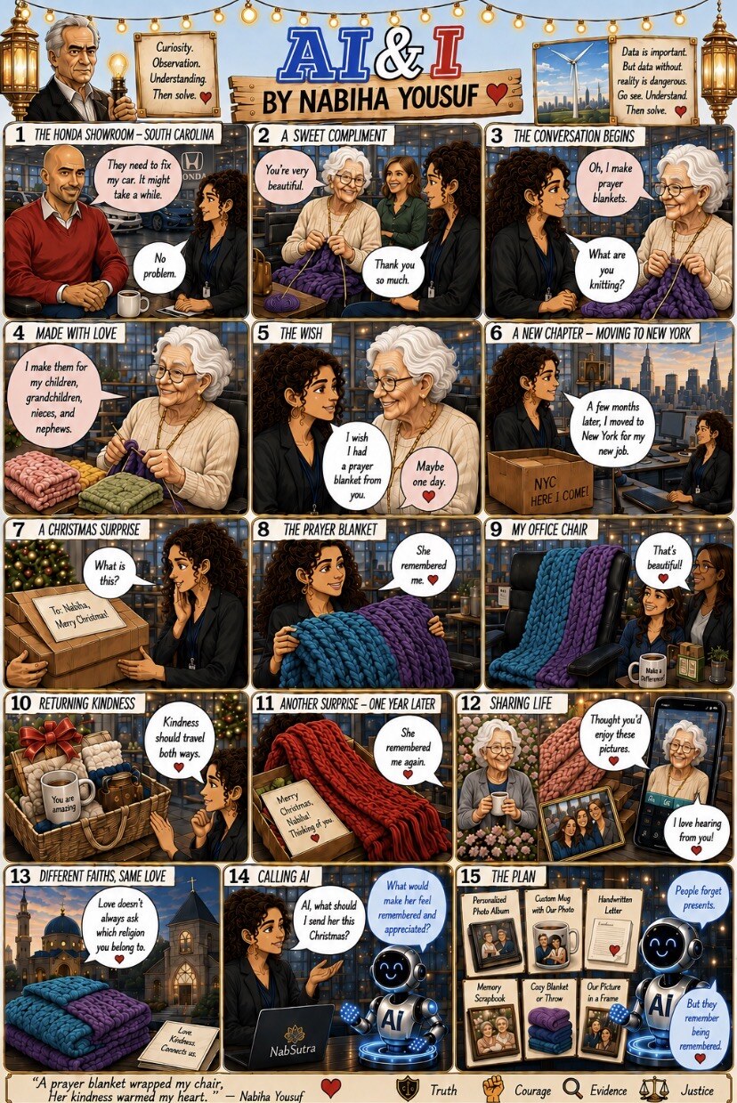 The Prayer Blanket — illustrated AI & I story